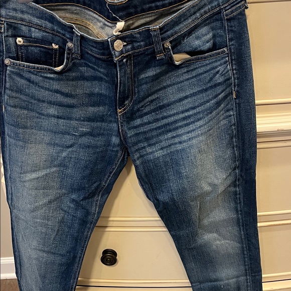 Rag & Bone Dark Blue Denim Jeans - Picture 3 of 5